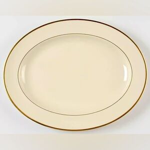 Royal Doulton “Heather” Platter Gold Rim: Romance Collection